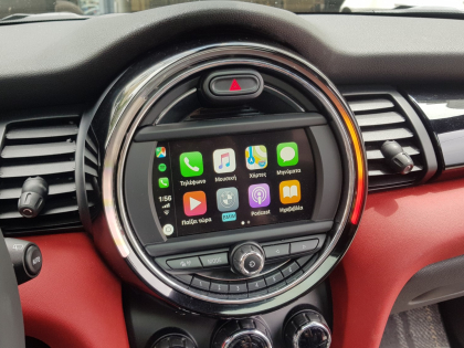 Αναβάθμιση εργοστασιακής οθόνης με Ασύρματο Wireless Apple CarPlay/Android Auto σε Mini Cooper (F56)