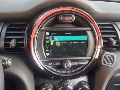 Αναβάθμιση εργοστασιακής οθόνης με Ασύρματο Wireless Apple CarPlay/Android Auto σε Mini Cooper (F56)