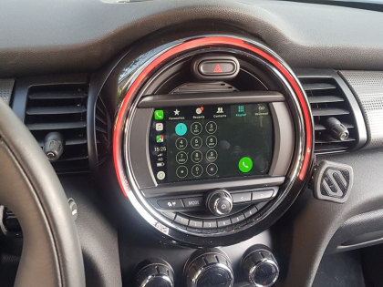 Αναβάθμιση εργοστασιακής οθόνης με Ασύρματο Wireless Apple CarPlay/Android Auto σε Mini Cooper (F56)