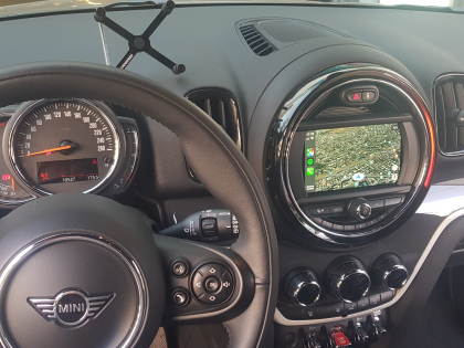 Αναβάθμιση εργοστασιακής οθόνης με Ασύρματο Wireless Apple CarPlay/Android Auto σε Mini Countryman S Model YW11 Series (F60) του 2019