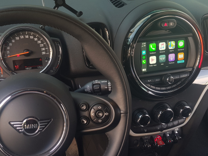 Αναβάθμιση εργοστασιακής οθόνης με Ασύρματο Wireless Apple CarPlay/Android Auto σε Mini Countryman S Model YW11 Series (F60) του 2019