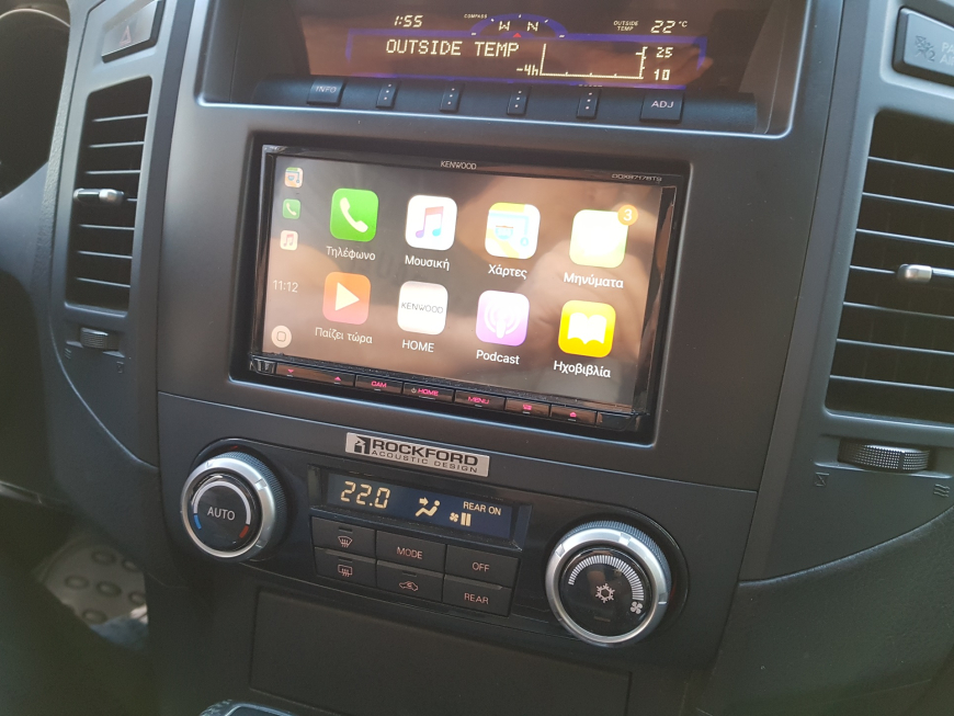 Εγκατάσταση συστηματος MultiMedia & Navigation Kenwood DDX9717BTS σε Mitsubishi Pajero