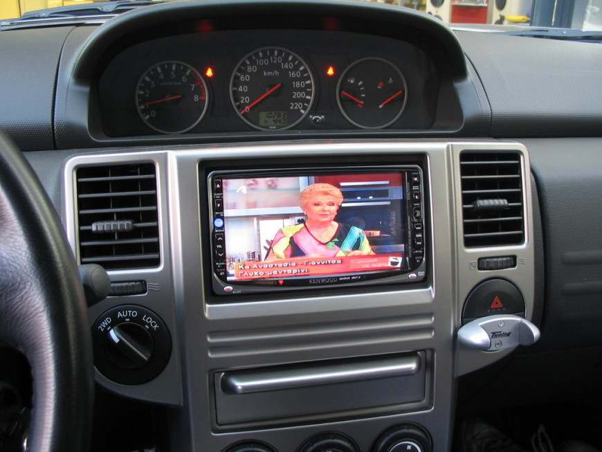 Εγκατάσταση οθόνης 2Din Kenwood σε Nissan X-Trail