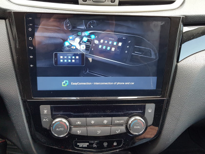 Εγκατάσταση οθόνης της Digital IQ με Wireless Apple Car Play/Android Auto σε Nissan Qashqai