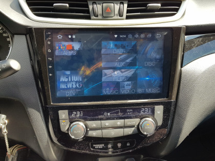 Εγκατάσταση οθόνης της Digital IQ με Wireless Apple Car Play/Android Auto σε Nissan Qashqai