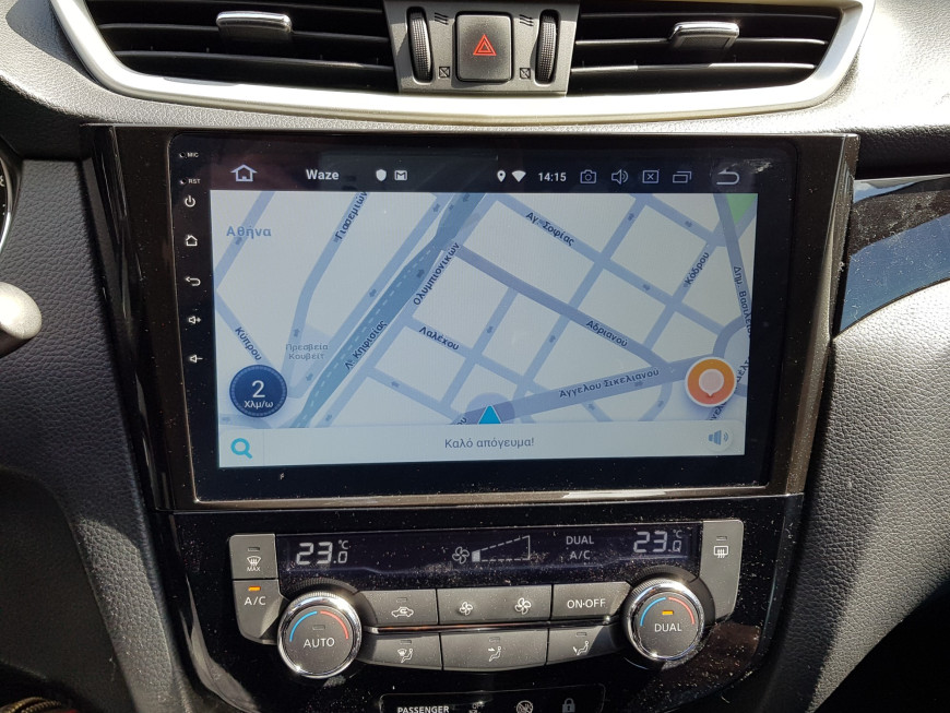 Εγκατάσταση οθόνης της Digital IQ με Wireless Apple Car Play/Android Auto σε Nissan Qashqai