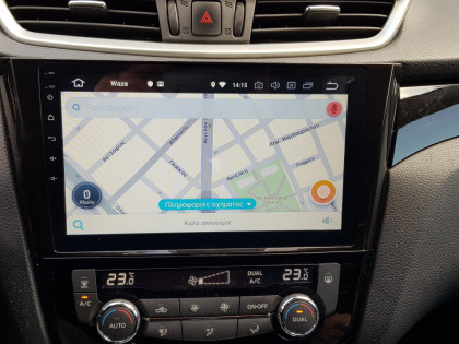 Εγκατάσταση οθόνης της Digital IQ με Wireless Apple Car Play/Android Auto σε Nissan Qashqai