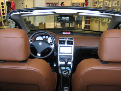 Εγκατάσταση οθόνης 2Din Pioneer σε Peugeot 307 CC