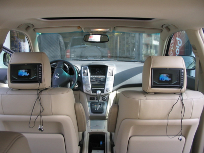 Εγκατάσταση οθονών Eton και Play Station 2 Slim σε  Lexus RX 400 Hybrid