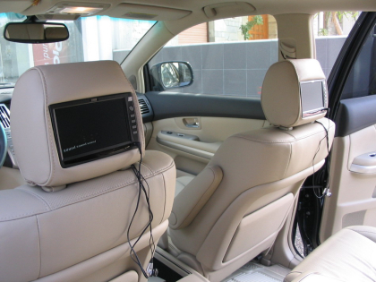 Εγκατάσταση οθονών Eton και Play Station 2 Slim σε  Lexus RX 400 Hybrid