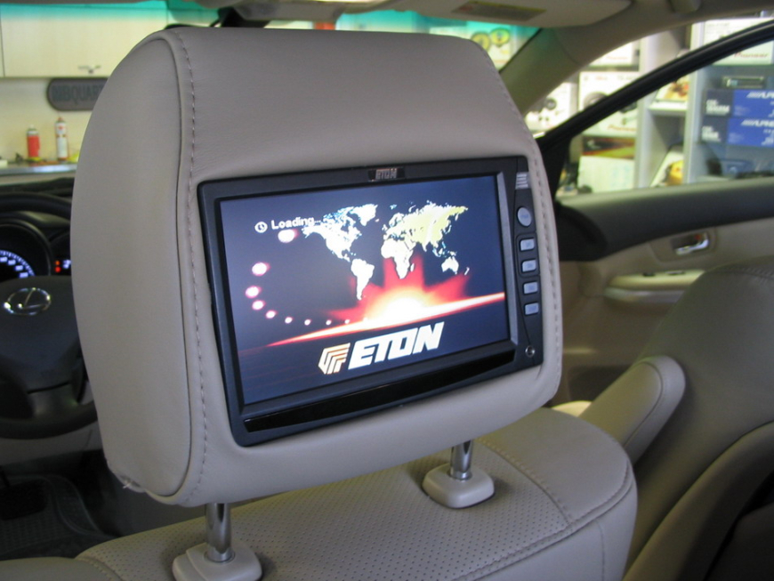Εγκατάσταση οθονών Eton και Play Station 2 Slim σε  Lexus RX 400 Hybrid