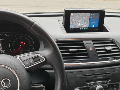 Αναβάθμιση εργοστασιακής οθόνης με Ασύρματο Wireless Apple CarPlay/Android Auto σε Audi Q3 8U