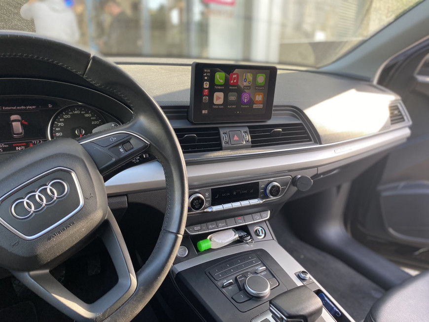 Αναβάθμιση εργοστασιακής οθόνης με Apple CarPlay/Android Auto σε Audi Q5 του 2017