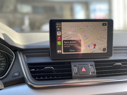 Αναβάθμιση εργοστασιακής οθόνης με Apple CarPlay/Android Auto σε Audi Q5 του 2017