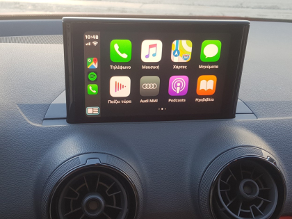 Αναβάθμιση εργοστασιακής οθόνης με Ασύρματο Wireless Apple CarPlay/Android Auto σε Audi Q2 GA