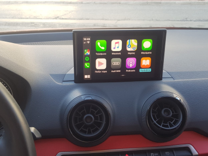 Αναβάθμιση εργοστασιακής οθόνης με Ασύρματο Wireless Apple CarPlay/Android Auto σε Audi Q2 GA