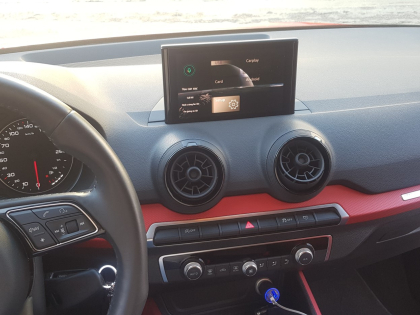 Αναβάθμιση εργοστασιακής οθόνης με Ασύρματο Wireless Apple CarPlay/Android Auto σε Audi Q2 GA