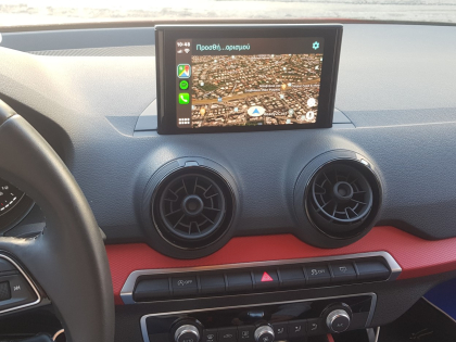 Αναβάθμιση εργοστασιακής οθόνης με Ασύρματο Wireless Apple CarPlay/Android Auto σε Audi Q2 GA