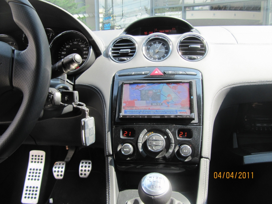 Εγκατάσταση οθόνης 2Din Kenwood σε Peugeot RCZ