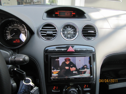 Εγκατάσταση οθόνης 2Din Kenwood σε Peugeot RCZ