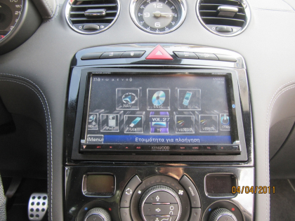 Εγκατάσταση οθόνης 2Din Kenwood σε Peugeot RCZ
