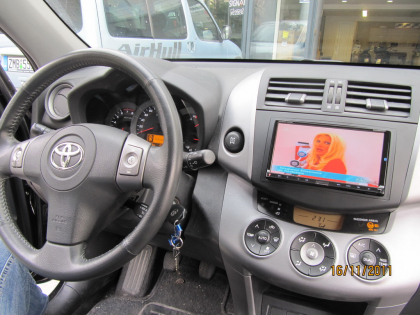 Εγκατάσταση 2Din  οθόνης Kenwood σε Toyota RAV 4