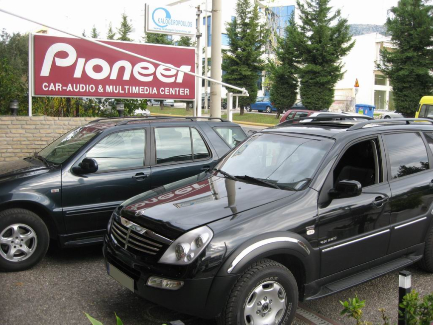 Εγκατάσταση οθόνης 2Din Kenwood και αισθητήρων παρκαρίσματος σε SsangYong Rexton