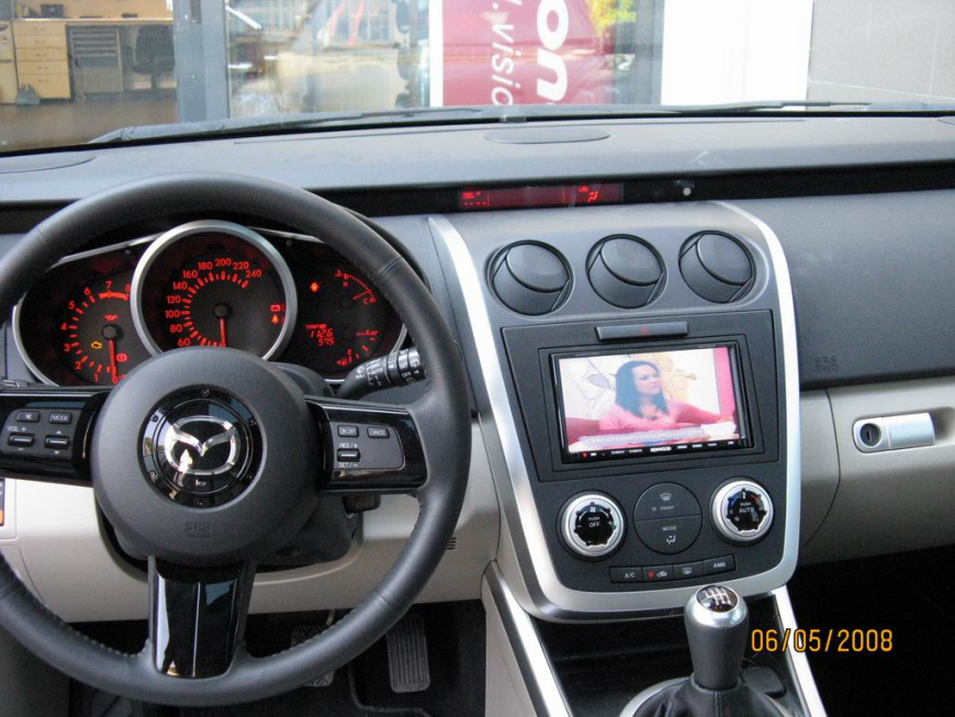 Εγκατάσταση οθόνης 2Din Kenwood και κάμερα οπισθοπορείας σε Mazda CX-7