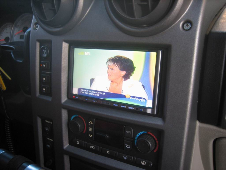 Εγκατάσταση οθόνης 2Din Kenwood σε Hummer H2