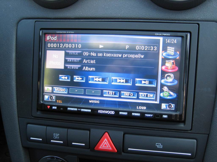 Εγκατάσταση οθόνης 2Din Kenwood σε Audi A3 S-Line