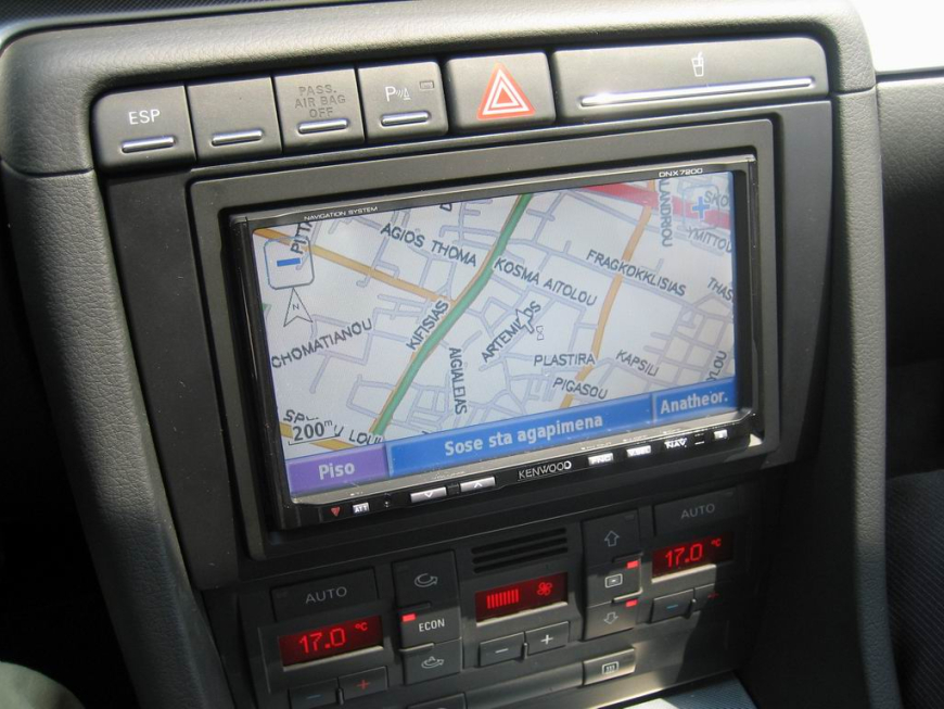 Εγκατάσταση 2Din Kenwood οθόνης σε Audi A4 2.0 Quatro