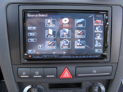 Εγκατάσταση οθόνης 2Din Kenwood σε Audi S3