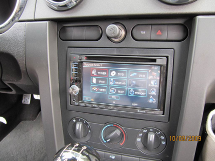 Εγκατάσταση οθόνης 2Din Kenwood σε  Ford Mustang Roush 427R