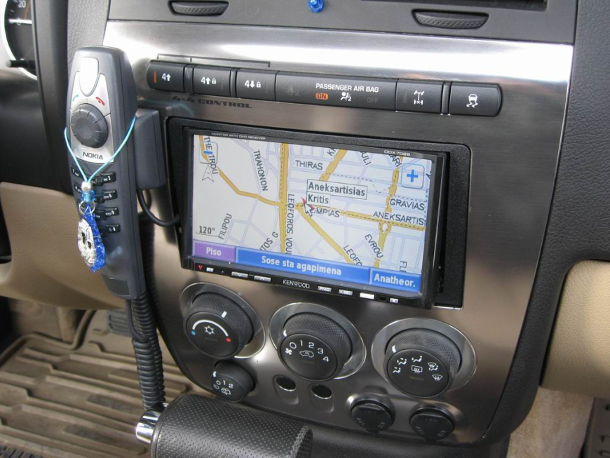 Εγκατάσταση οθόνης 2Din Kenwood και κάμερας οπισθοπορείας σε Hummer H3