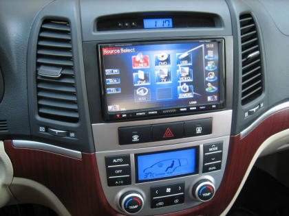 Εγκατάσταση οθόνης 2Din Kenwood σε Hyundai Santa-Fe