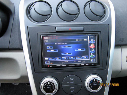 Εγκατάσταση οθόνης 2Din Kenwood και κάμερα οπισθοπορείας σε Mazda CX-7