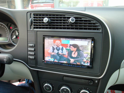 Εγκατάσταση 2DIN Kenwood Οθόνης σε Saab 9.3