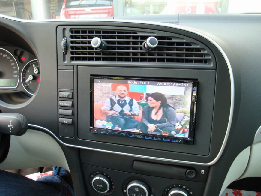 Εγκατάσταση 2DIN Kenwood Οθόνης σε Saab 9.3