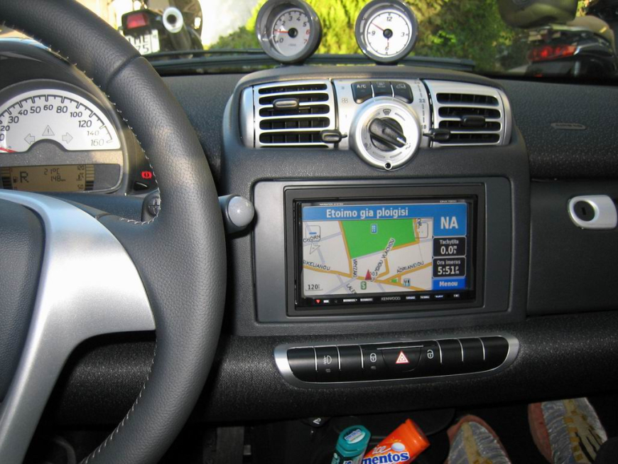 Εγκατάσταση οθόνης 2Din Kenwood σε Smart ForTwo