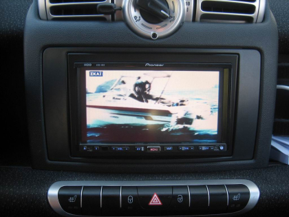 Εγκατάσταση οθόνης 2Din Pioneer σε Smart ForTwo