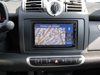Εγκατάσταση οθόνης 2Din Kenwood σε Smart ForTwo