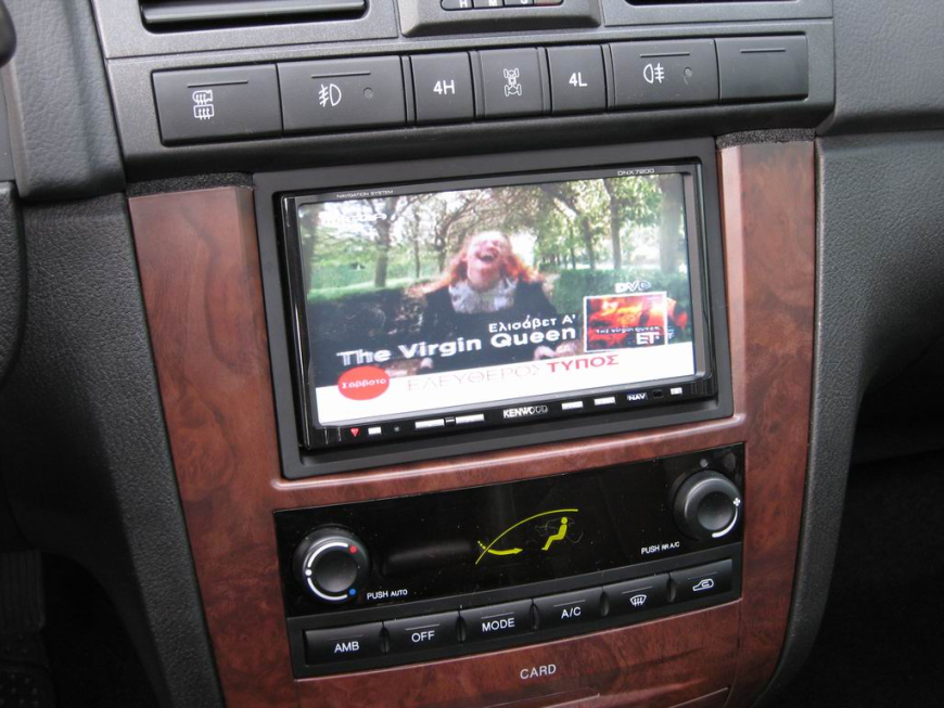 Εγκατάσταση οθόνης 2Din Kenwood και αισθητήρων παρκαρίσματος σε SsangYong Rexton