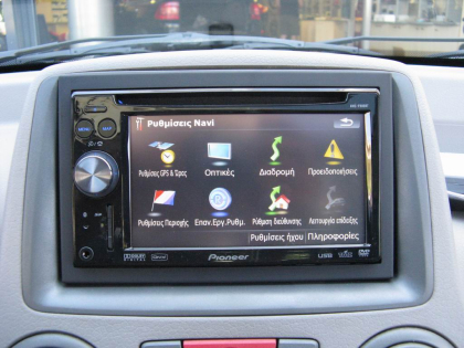 Εγκατάσταση οθόνης 2Din Pioneer σε Fiat Panda