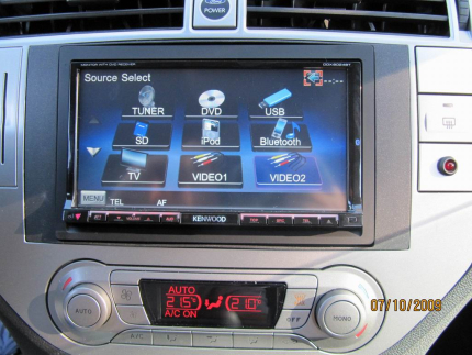 Εγκατάσταση οθόνης 2Din Kenwood σε Ford Kuga