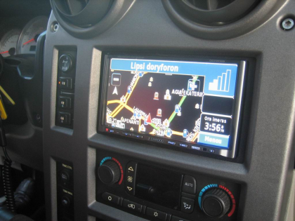 Εγκατάσταση οθόνης 2Din Kenwood σε Hummer H2