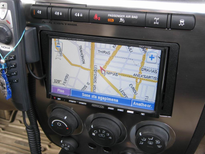 Εγκατάσταση οθόνης 2Din Kenwood και κάμερας οπισθοπορείας σε Hummer H3