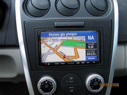 Εγκατάσταση οθόνης 2Din Kenwood και κάμερα οπισθοπορείας σε Mazda CX-7