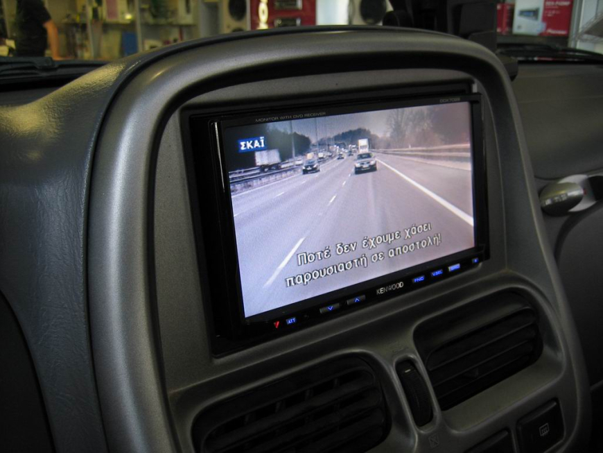 Εγκατάσταση οθόνης 2Din Kenwood σε  Nissan Navara
