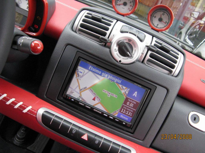 Εγκατάσταση οθόνης 2Din Kenwood σε Smart ForTwo