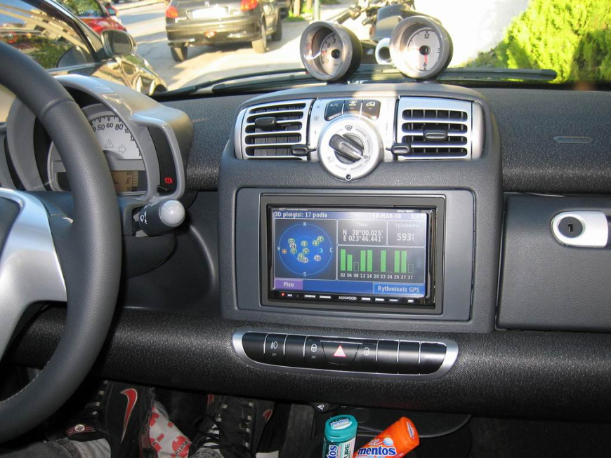 Εγκατάσταση οθόνης 2Din Kenwood σε Smart ForTwo